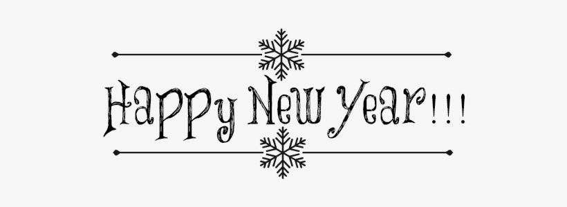 Новогодние надписи на английском языке (Happy New Year)