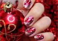 Новогодний маникюр 2024 в год Дракона