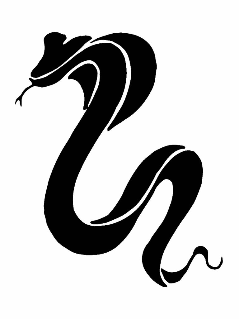 Вырезалки на окна со Змеёй – символом 2025 года