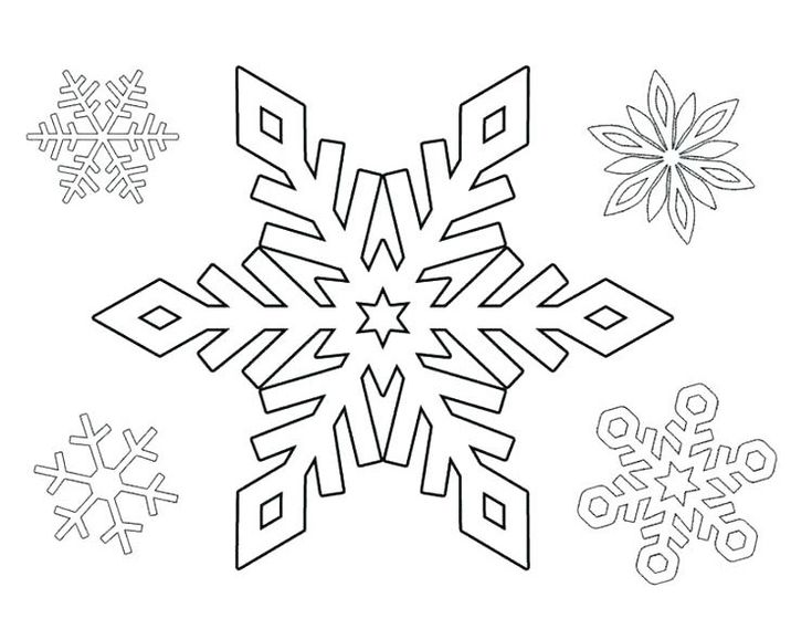 ❄️ Вырезалки на Новый 2025 год – Снежинки